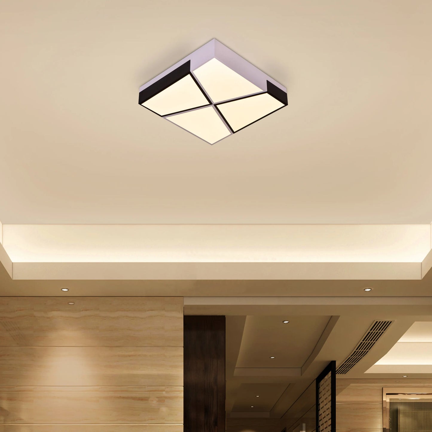 Come And Get It (White, Dimmable LED with Remote Control) Ceiling Light