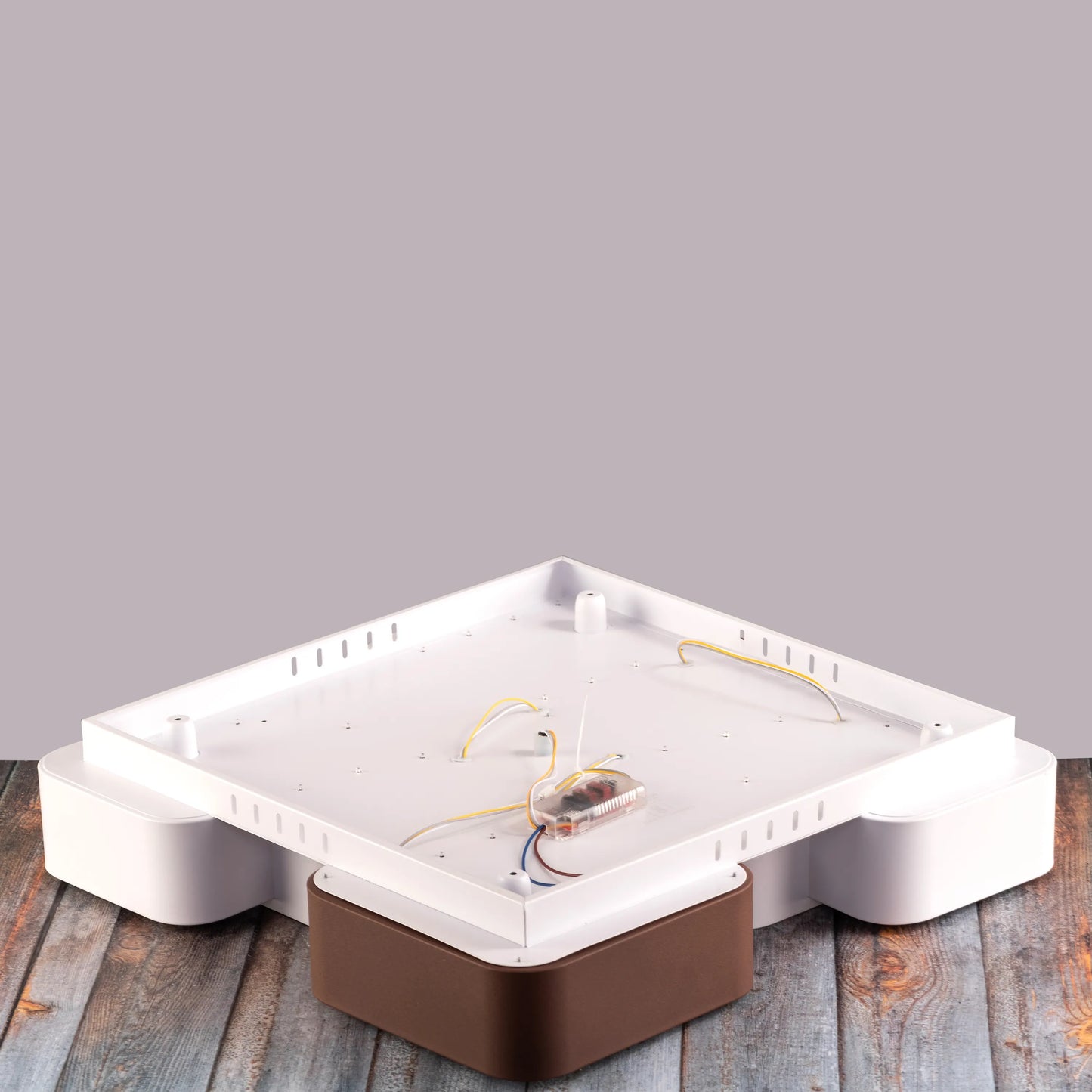 Cold Wave (White, Brown, Dimmable LED with Remote Control) Ceiling Light