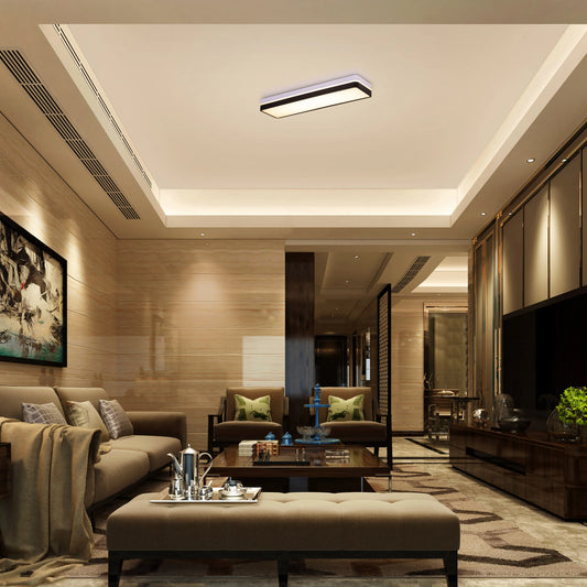 Fiesta Ceiling Light featuring a pristine white design with built-in LED technology