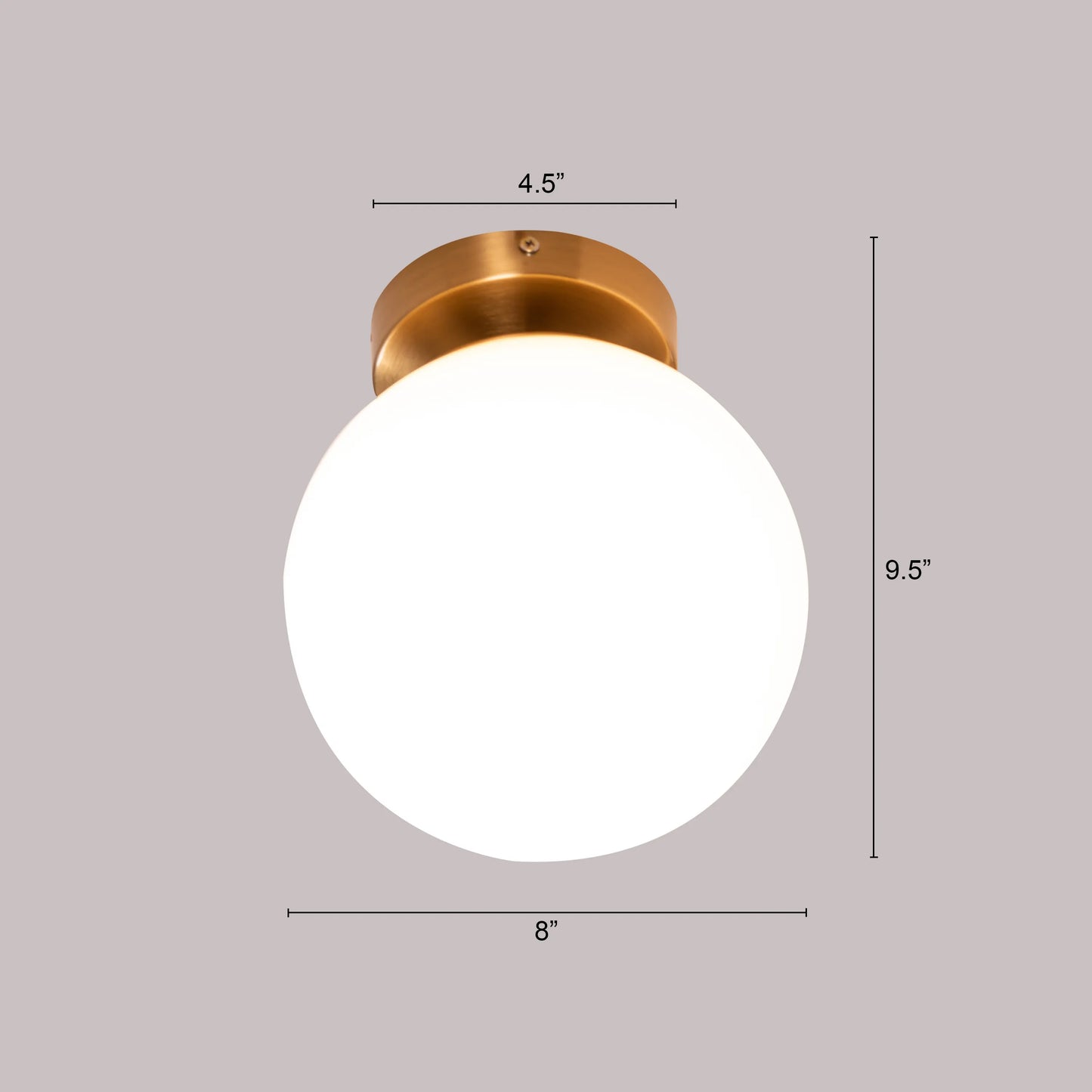 Single Life Gold Smart LED Ceiling Light with a sleek, modern design, featuring customizable brightness and color options, perfect for studio apartments and smart home integration.