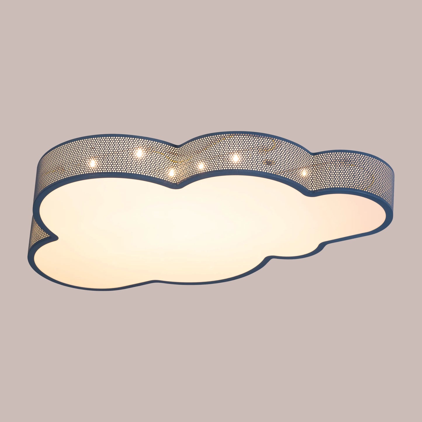 Cloudy Bay (Blue, Dimmable LED with Remote Control ) Kid's Room Ceiling Light