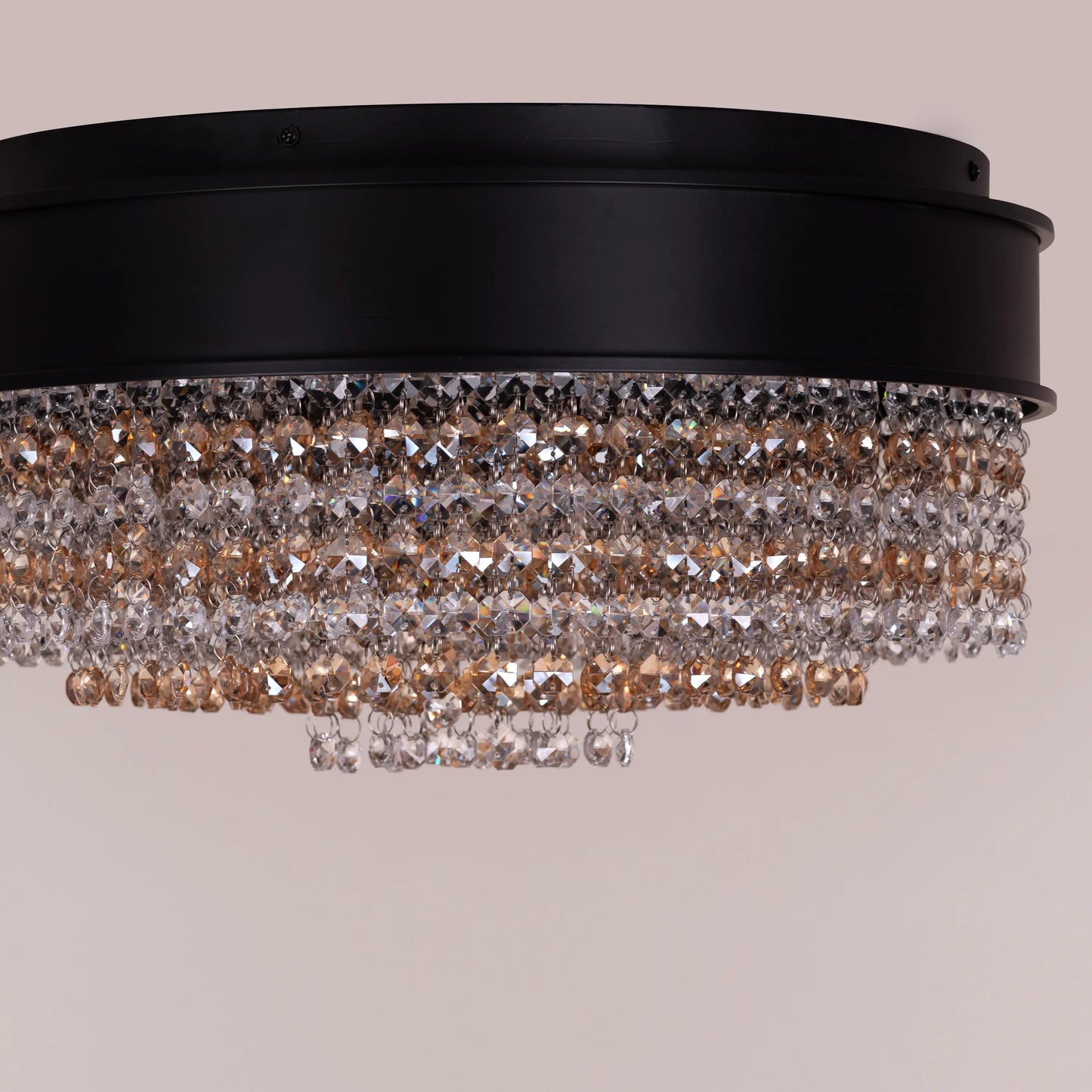 Black Tie Crystal Ceiling Light