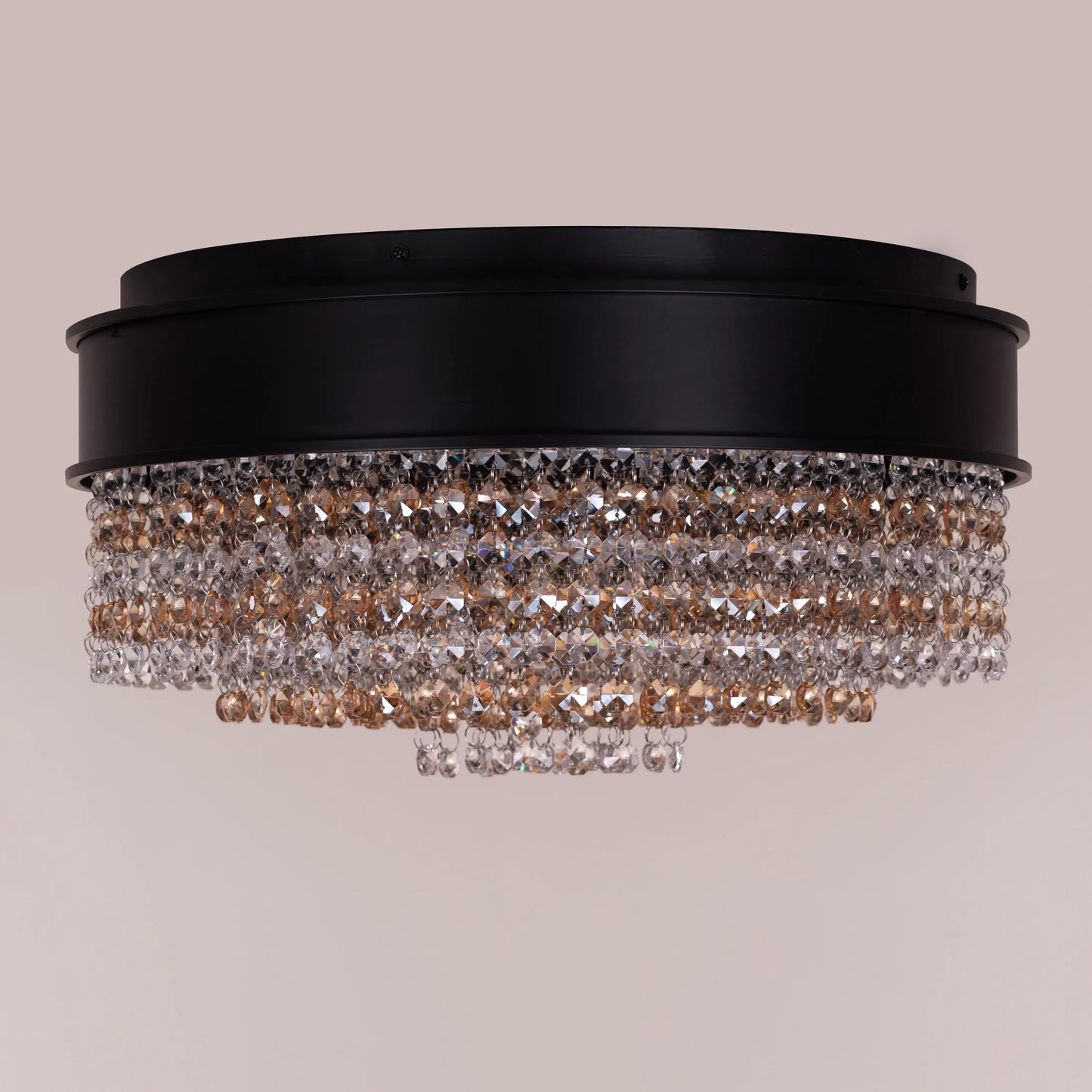 Black Tie Crystal Ceiling Light