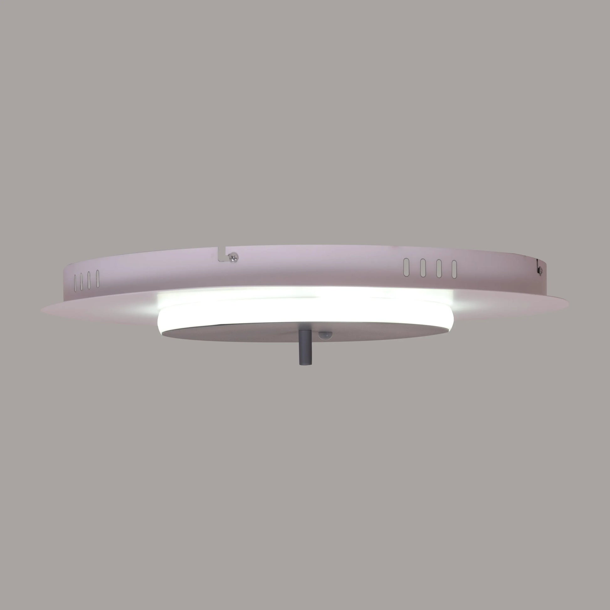 White book-shaped dimmable LED ceiling light with remote control