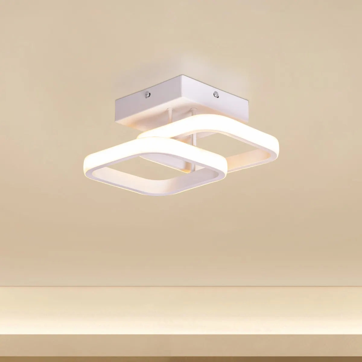 Light The Way ceiling light with remote control and modern design.