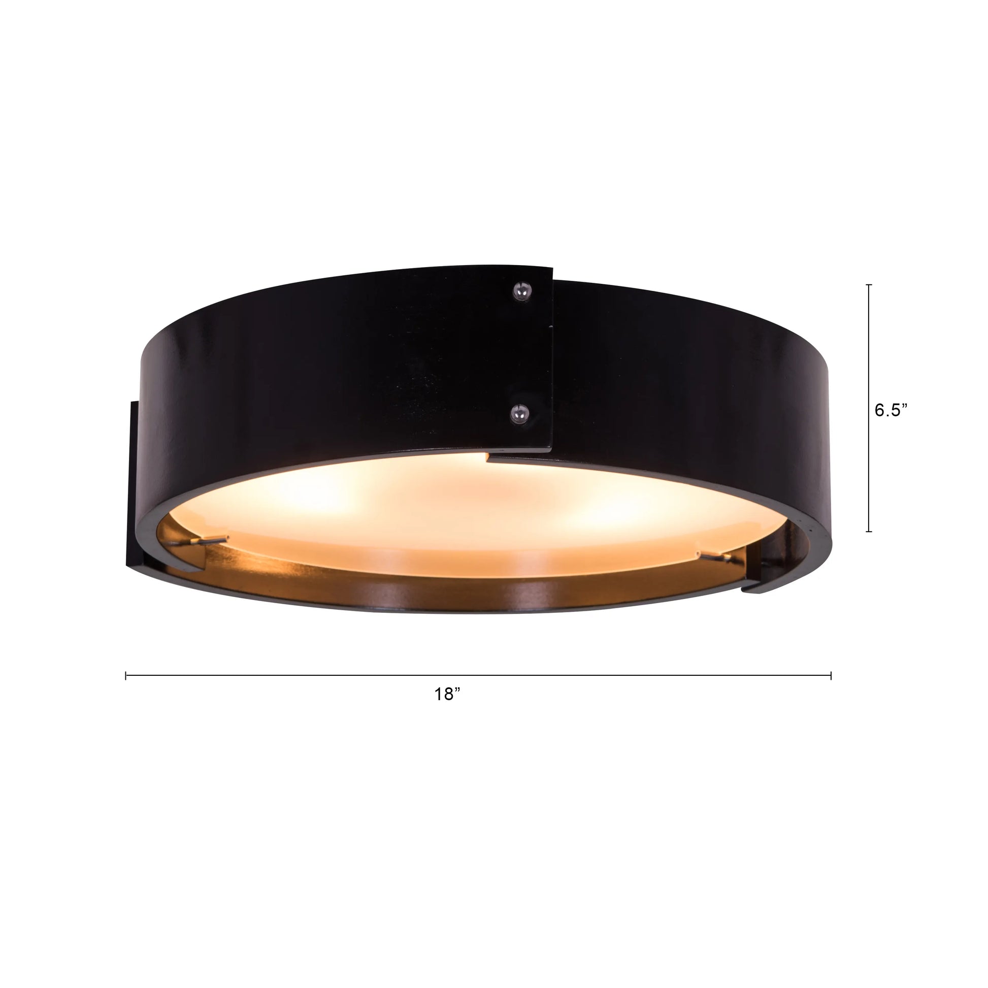 Swiss Chalet Ceiling Light creating a warm glow in a modern living room