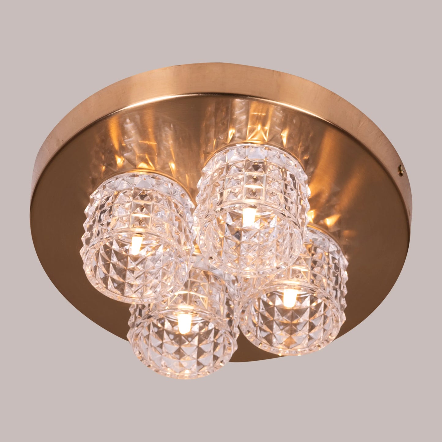 Dime A Dozen Ceiling Light featuring a simple, minimalist design with a neutral finish, providing affordable and versatile illumination for various room types and decor styles.