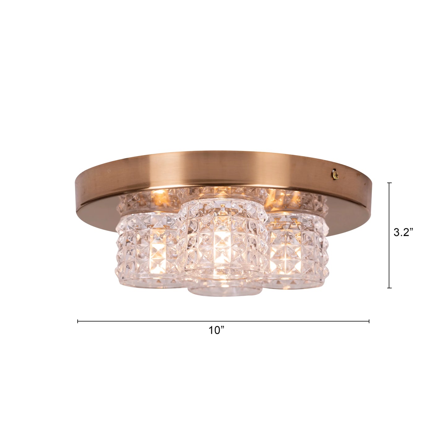 Dime A Dozen Ceiling Light featuring a simple, minimalist design with a neutral finish, providing affordable and versatile illumination for various room types and decor styles.