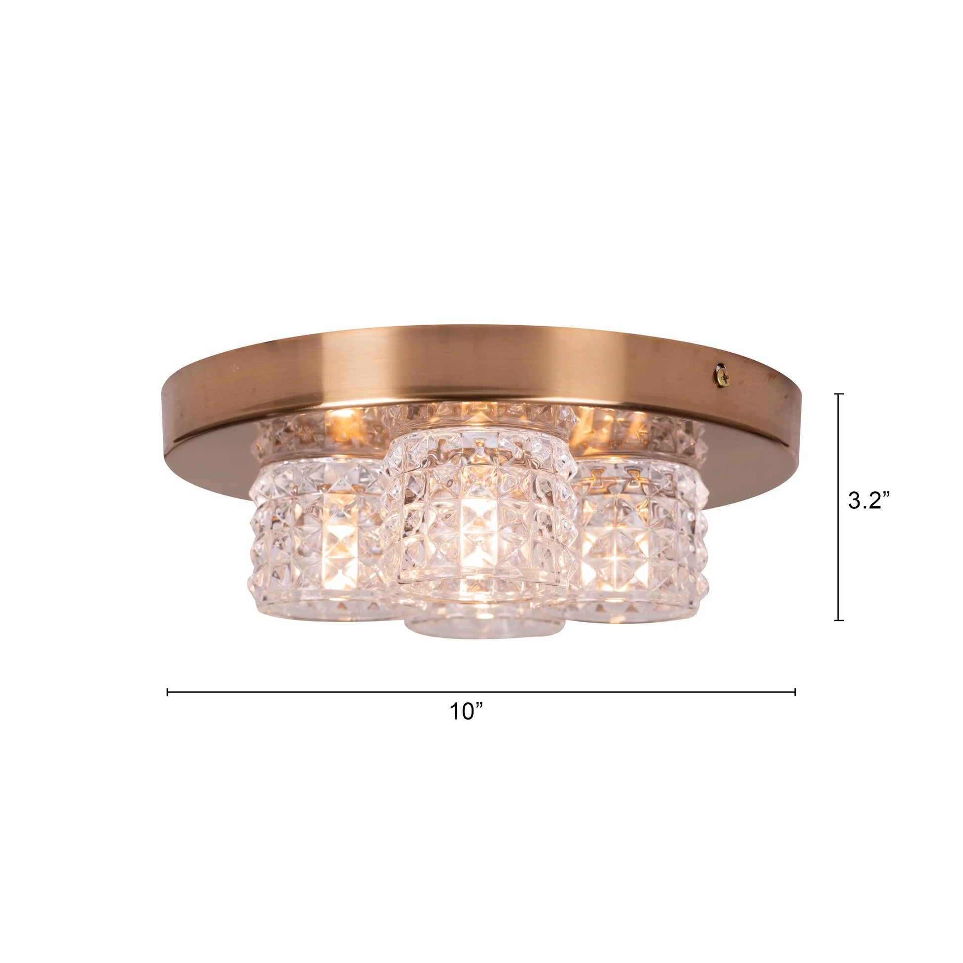 Dime A Dozen Ceiling Light featuring a simple, minimalist design with a neutral finish, providing affordable and versatile illumination for various room types and decor styles.