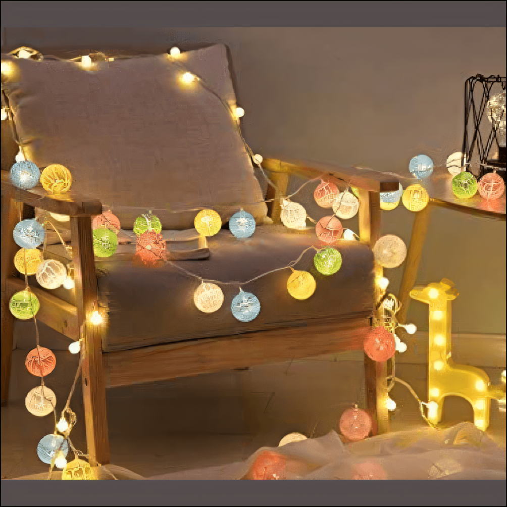 Ombre Ball Copper String Decorative LED Fairy Light