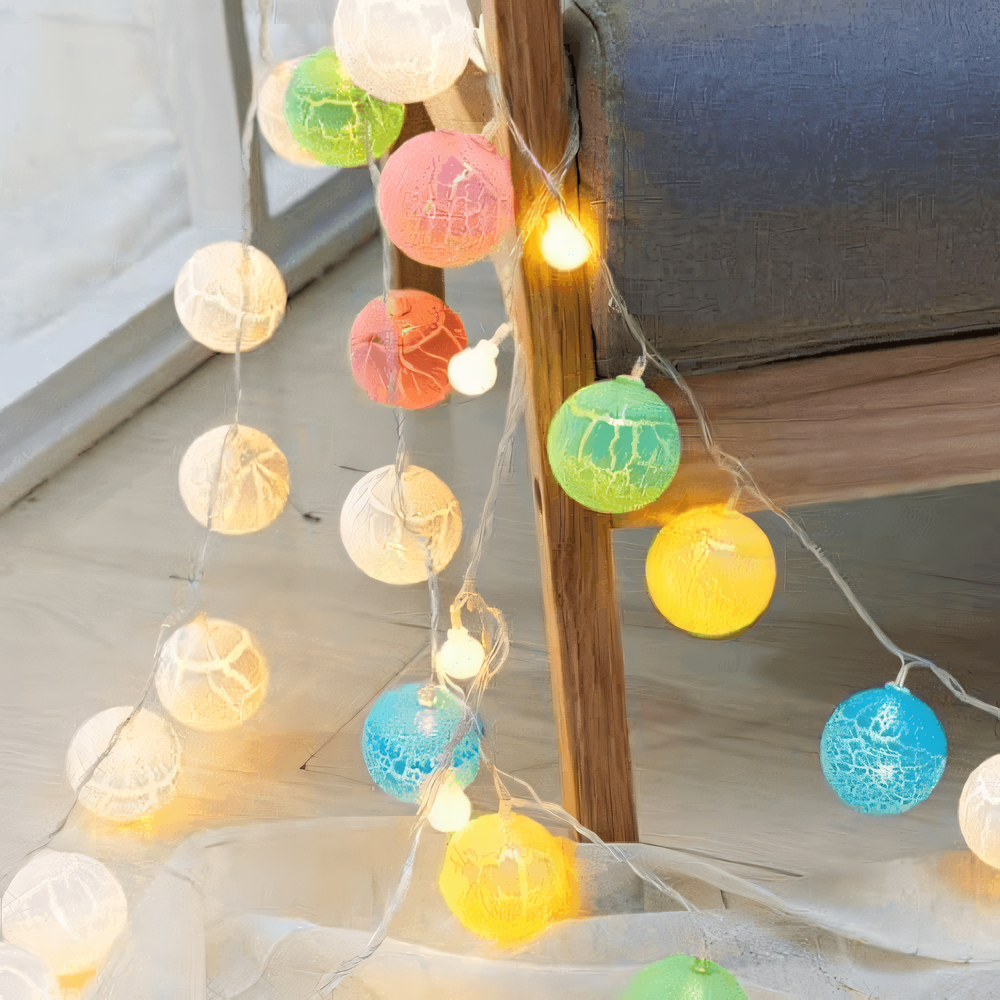 Ombre Ball Copper String Decorative LED Fairy Light