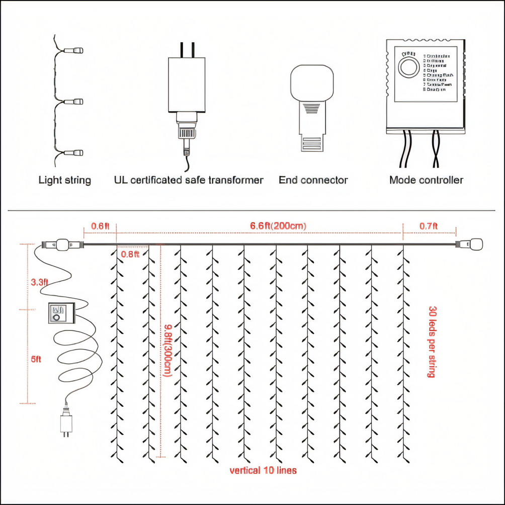 Decorative LED Festive Fairy Lights For Diwali, Christmas & House Party