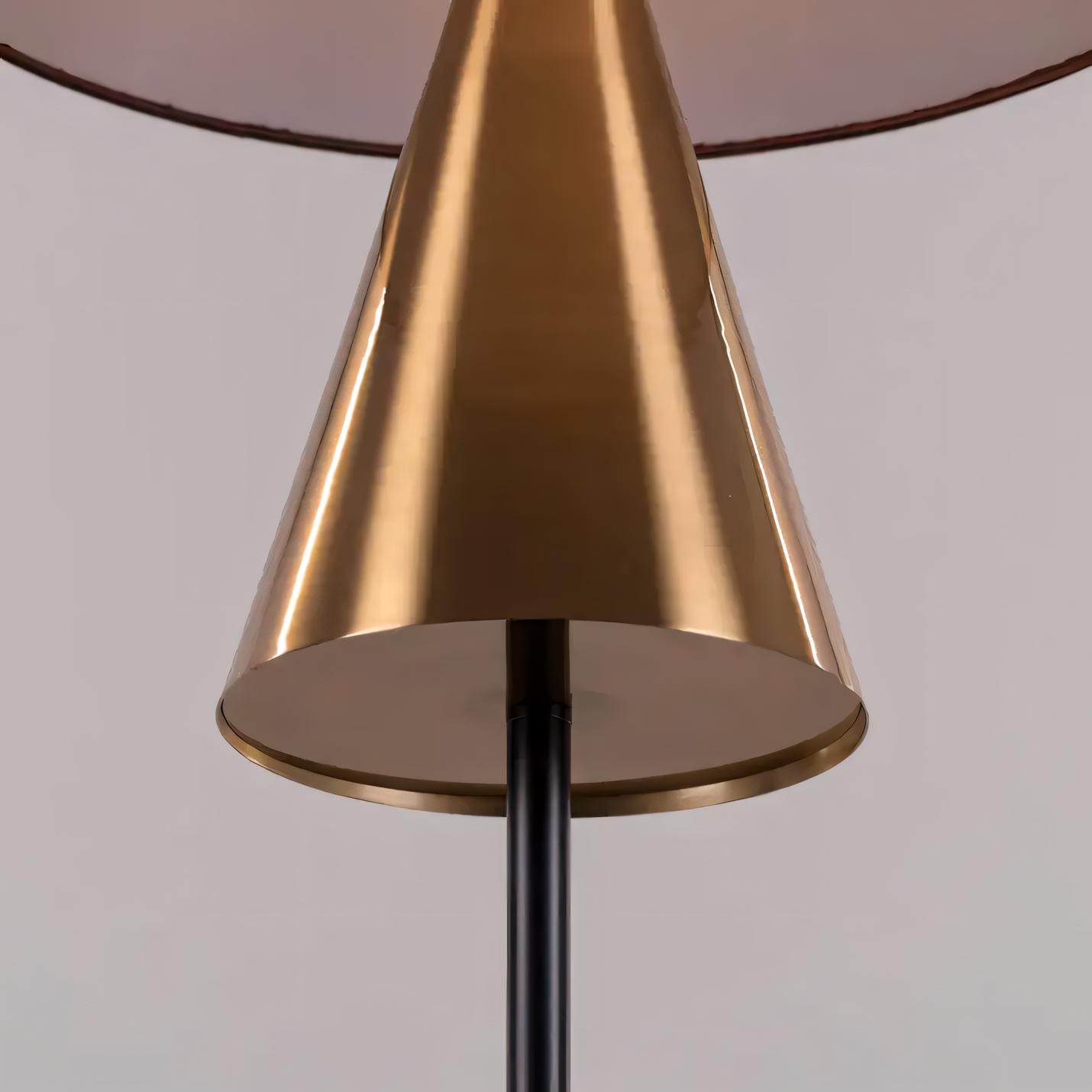 Slow Burn (Gold, Black) Table Lamp: Elevated Design for Any Space