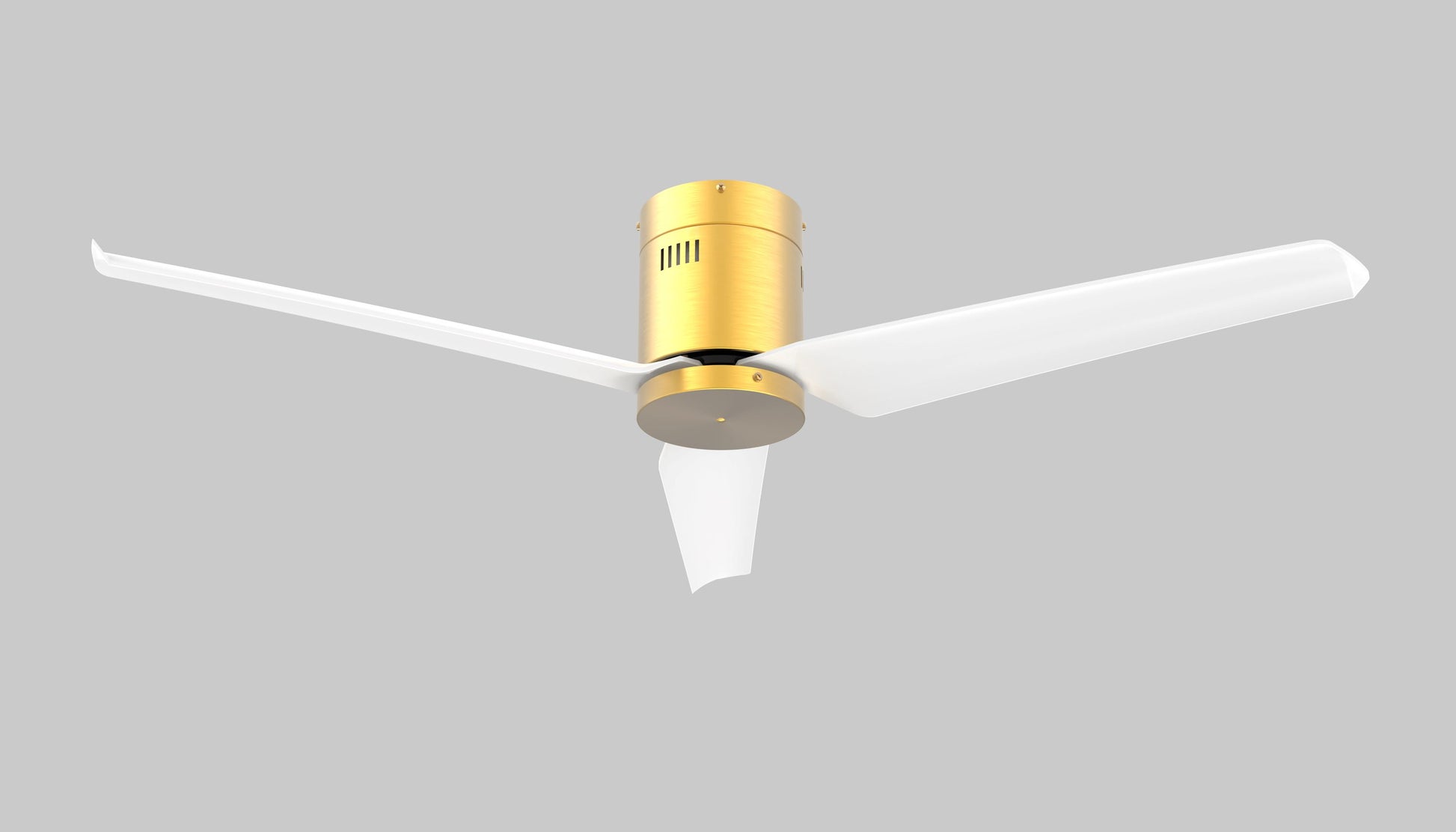 Dual Tone Breeze Ceiling Fan with sleek black blades and gold finish.