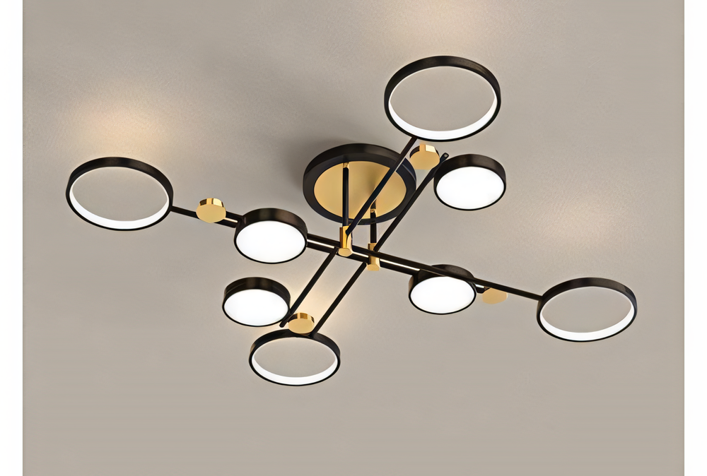 Elegant 8-Light Chandelier for Dining Room