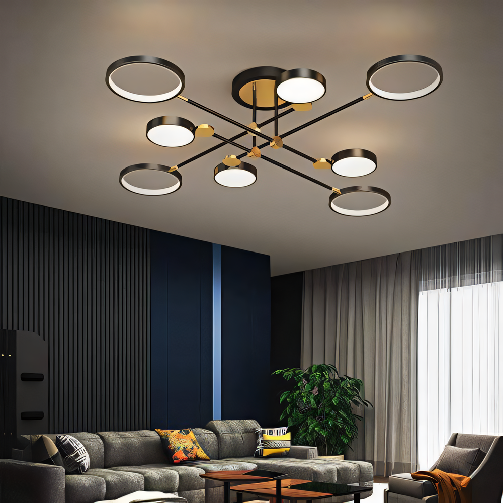 Opulent LED Chandelier for Living Room