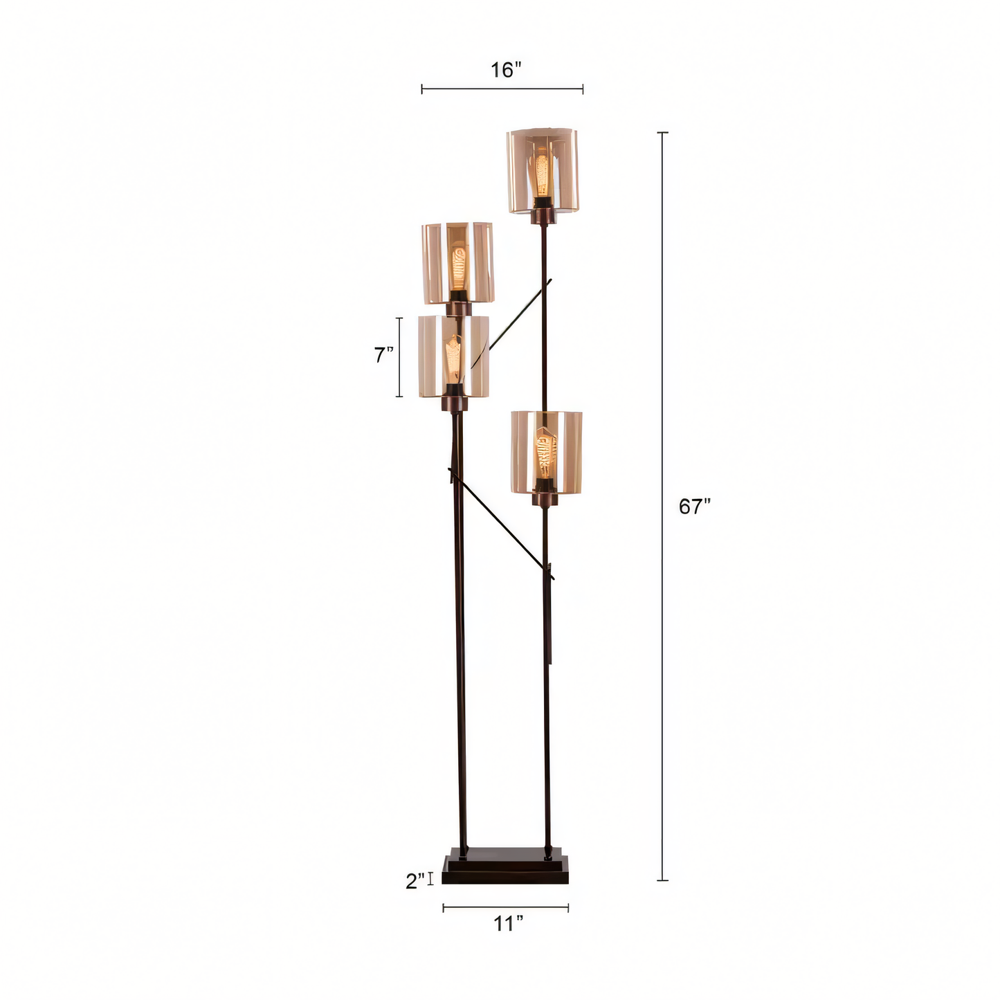 The Golden Cluster Floor Lamp