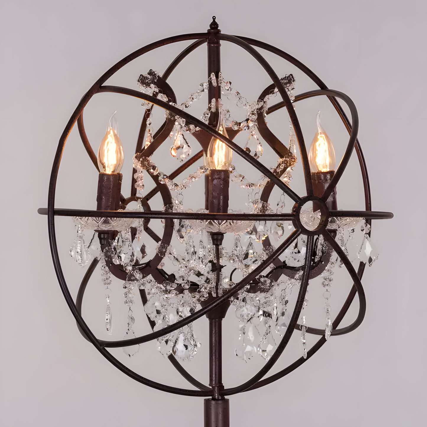 Moonlight Rendezvous (Antique Rust Finish) Floor Lamp