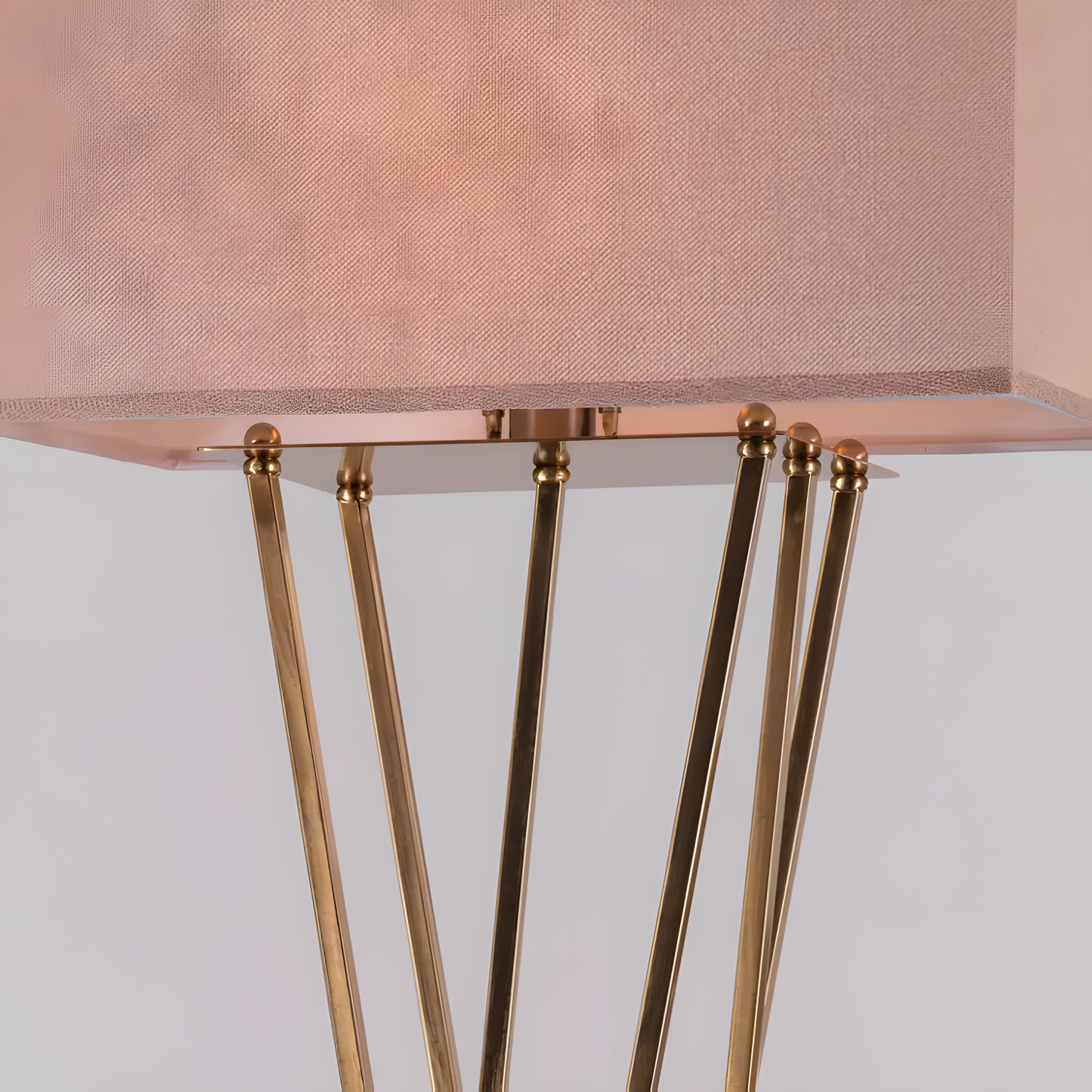 Cross Your Heart (Gold) Floor Lamp