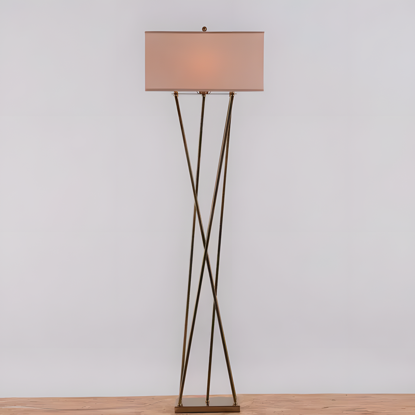 Cross Your Heart (Gold) Floor Lamp