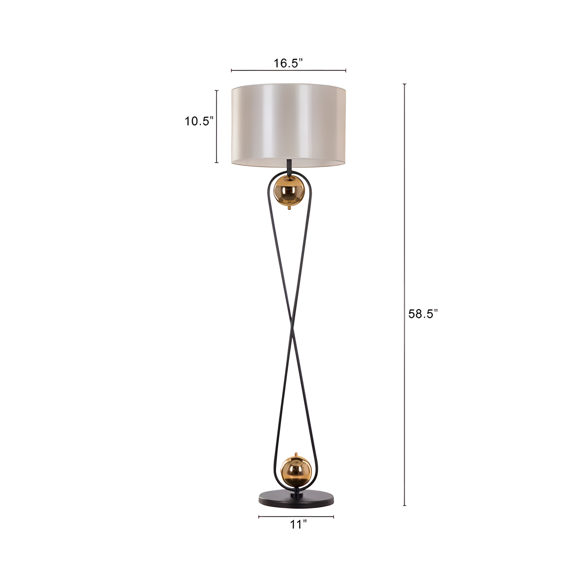 Inviting floor lamp for intimate gatherings and ambiance