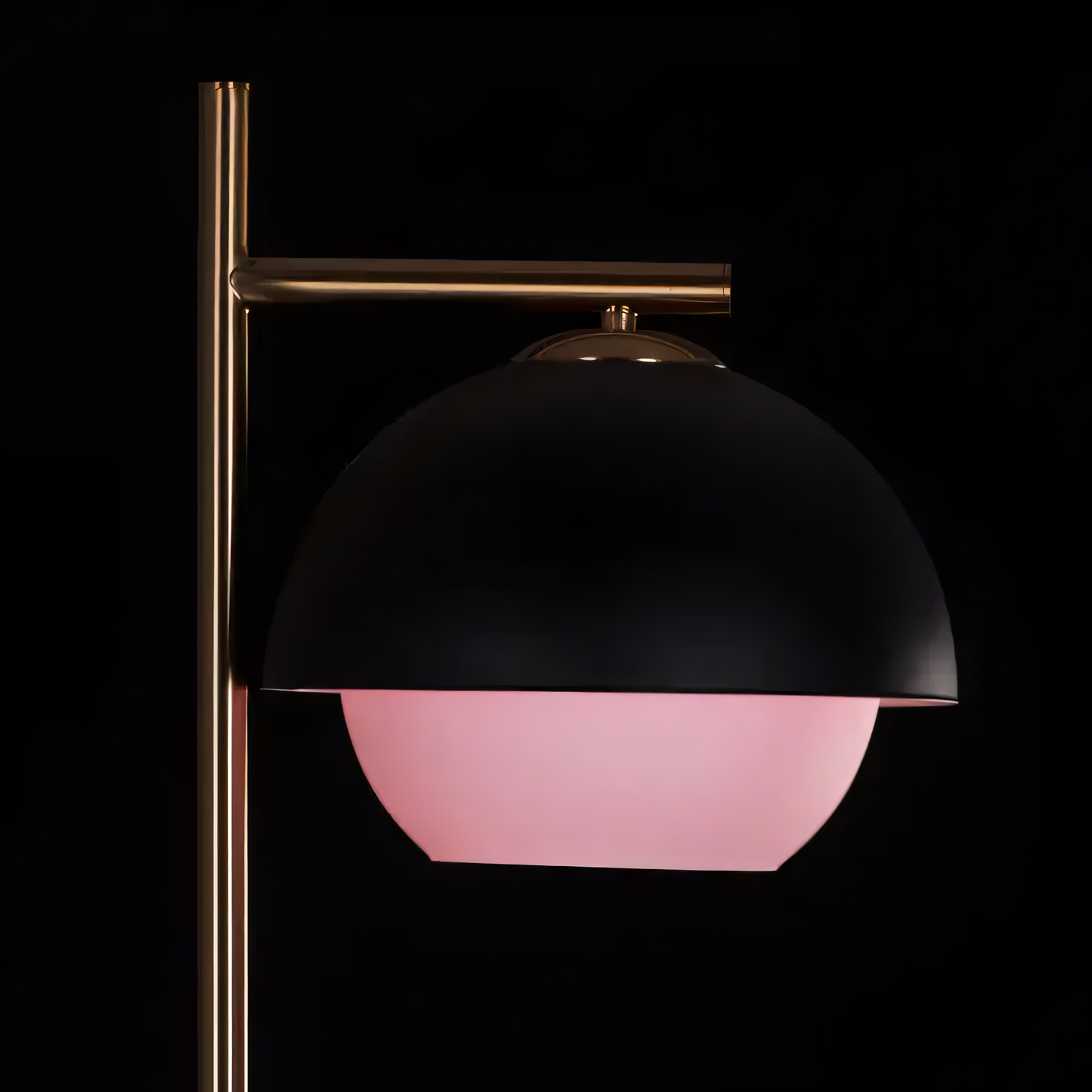 Warm and cozy glow from the Slightly Addicted LED floor lamp