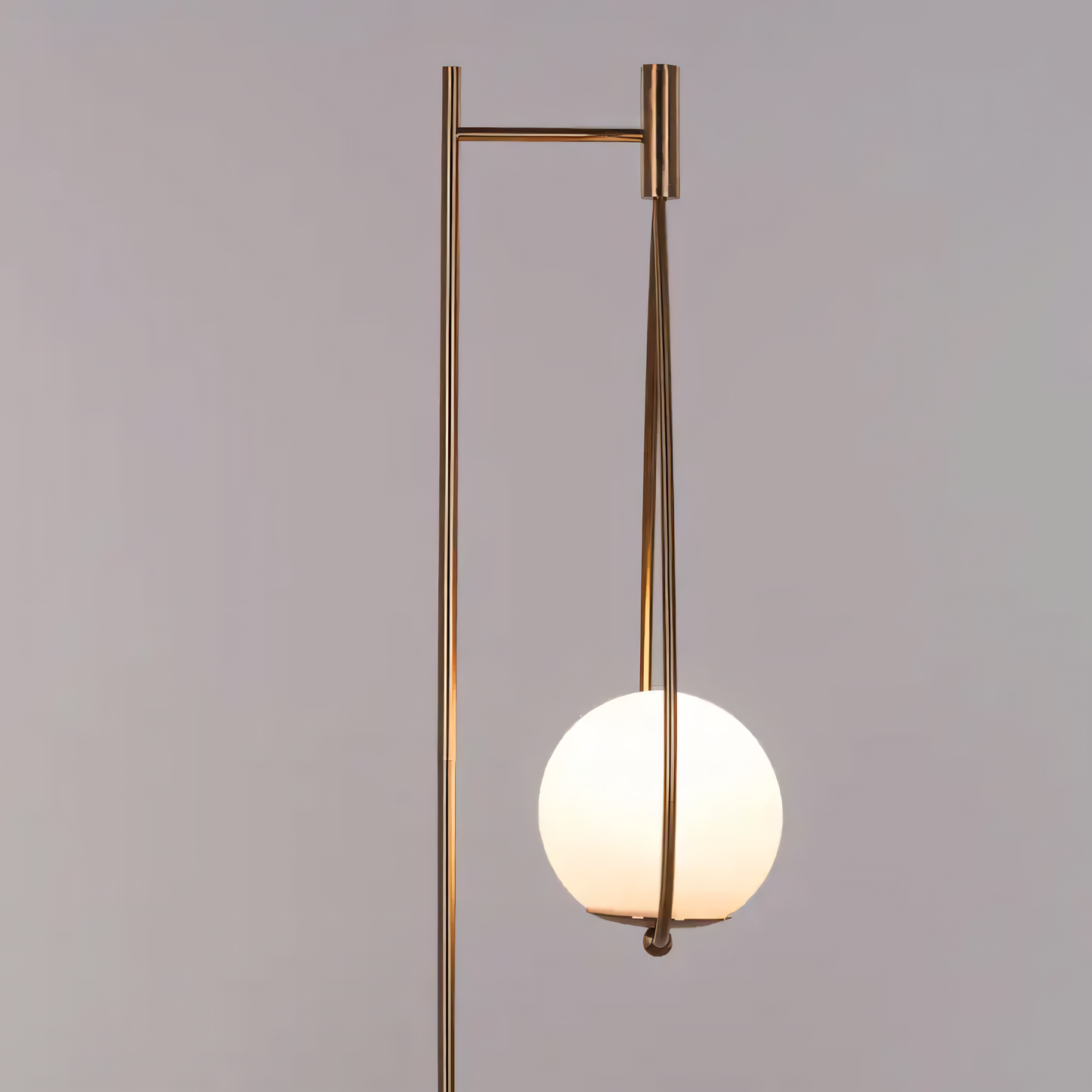 Sleek, minimalist silhouette of the Heart On Fire Smart LED Floor Lamp