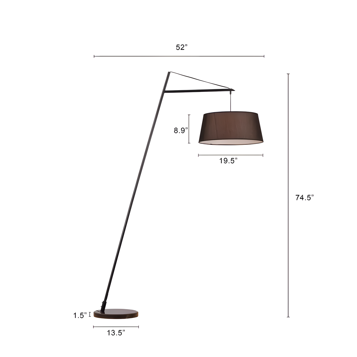 Striking and bold floor lamp for any interior