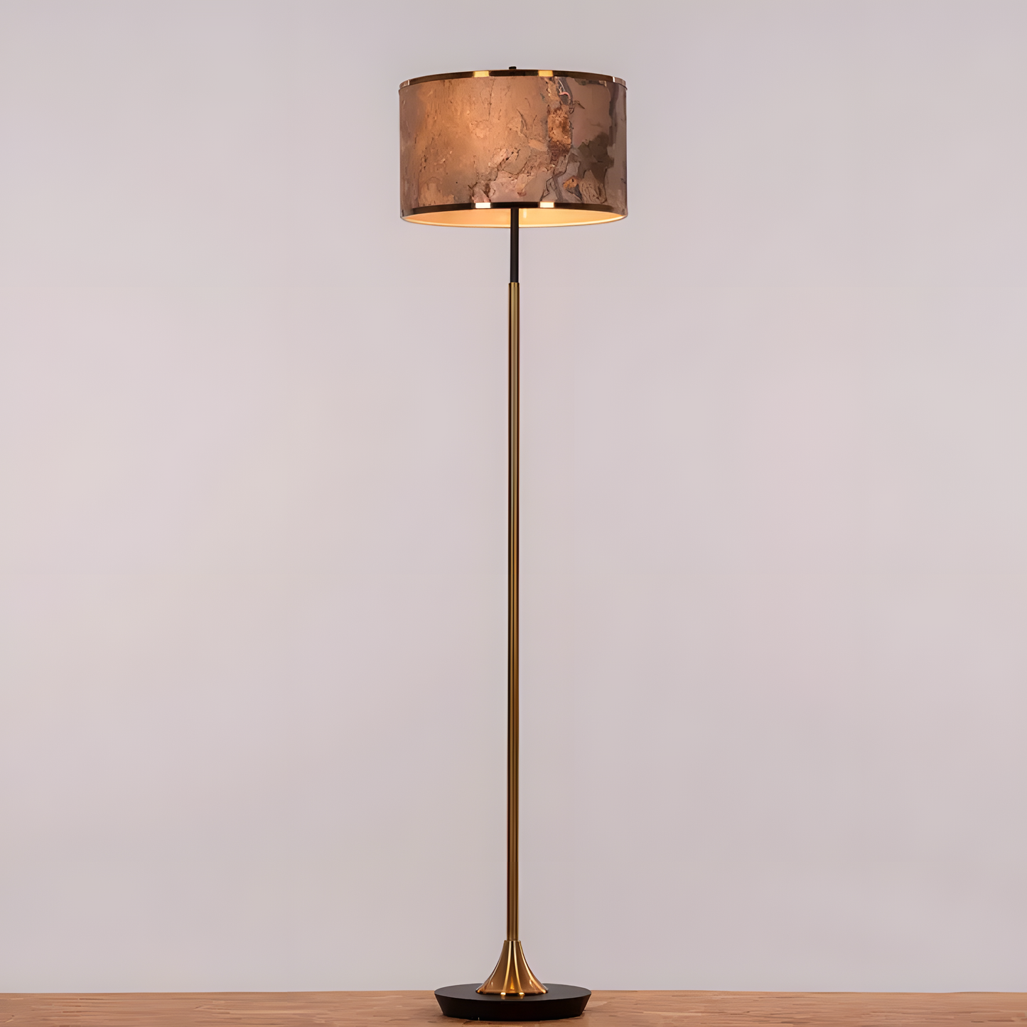 Slate Abate (Stone Veneer) Floor Lamp