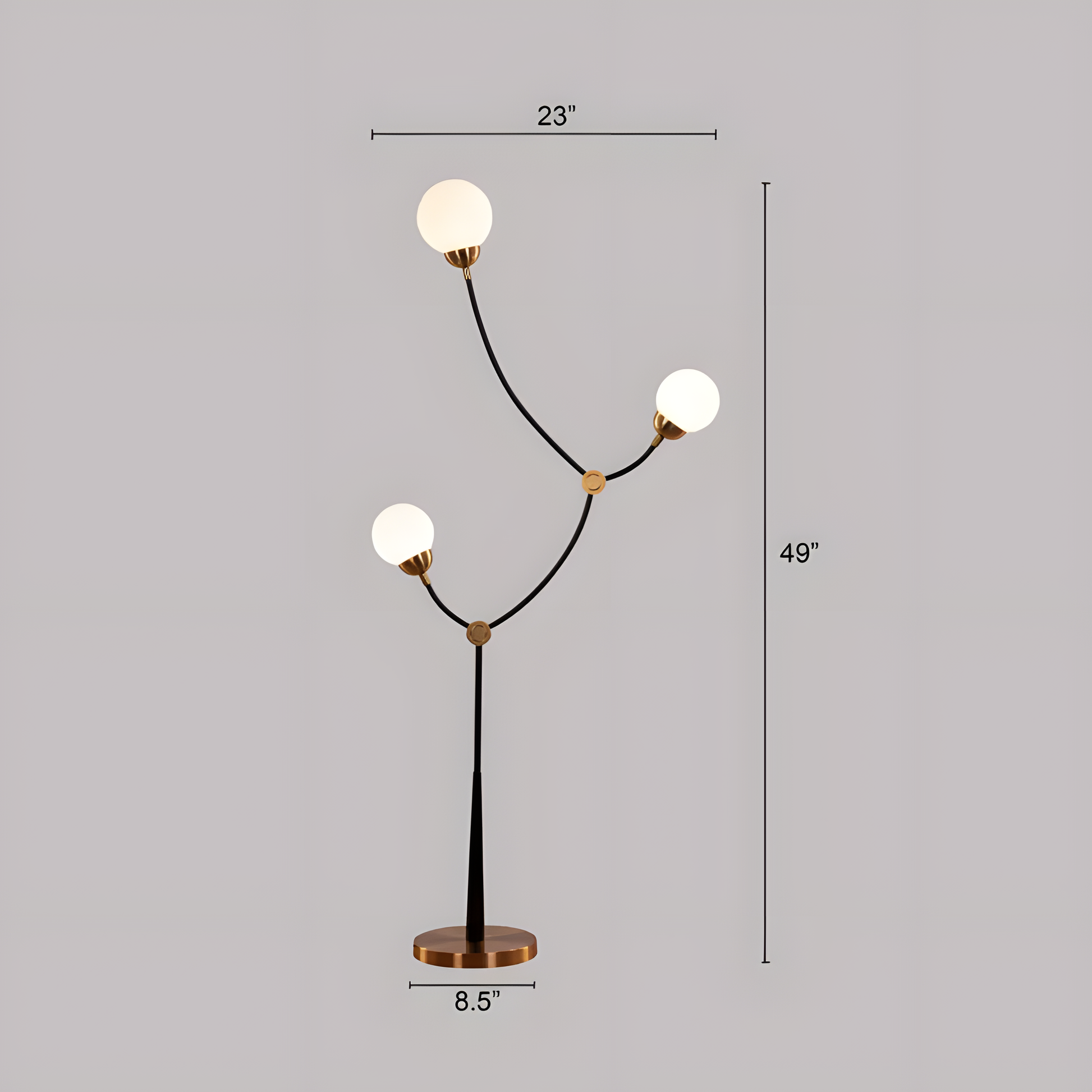 Harmonious integration of the I Owe You (Short) Floor Lamp into a variety of décor styles