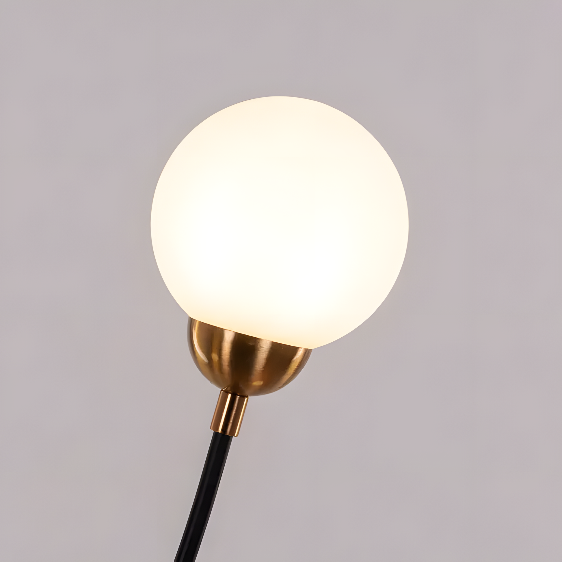 Warm, diffused glow of the I Owe You (Short) Floor Lamp