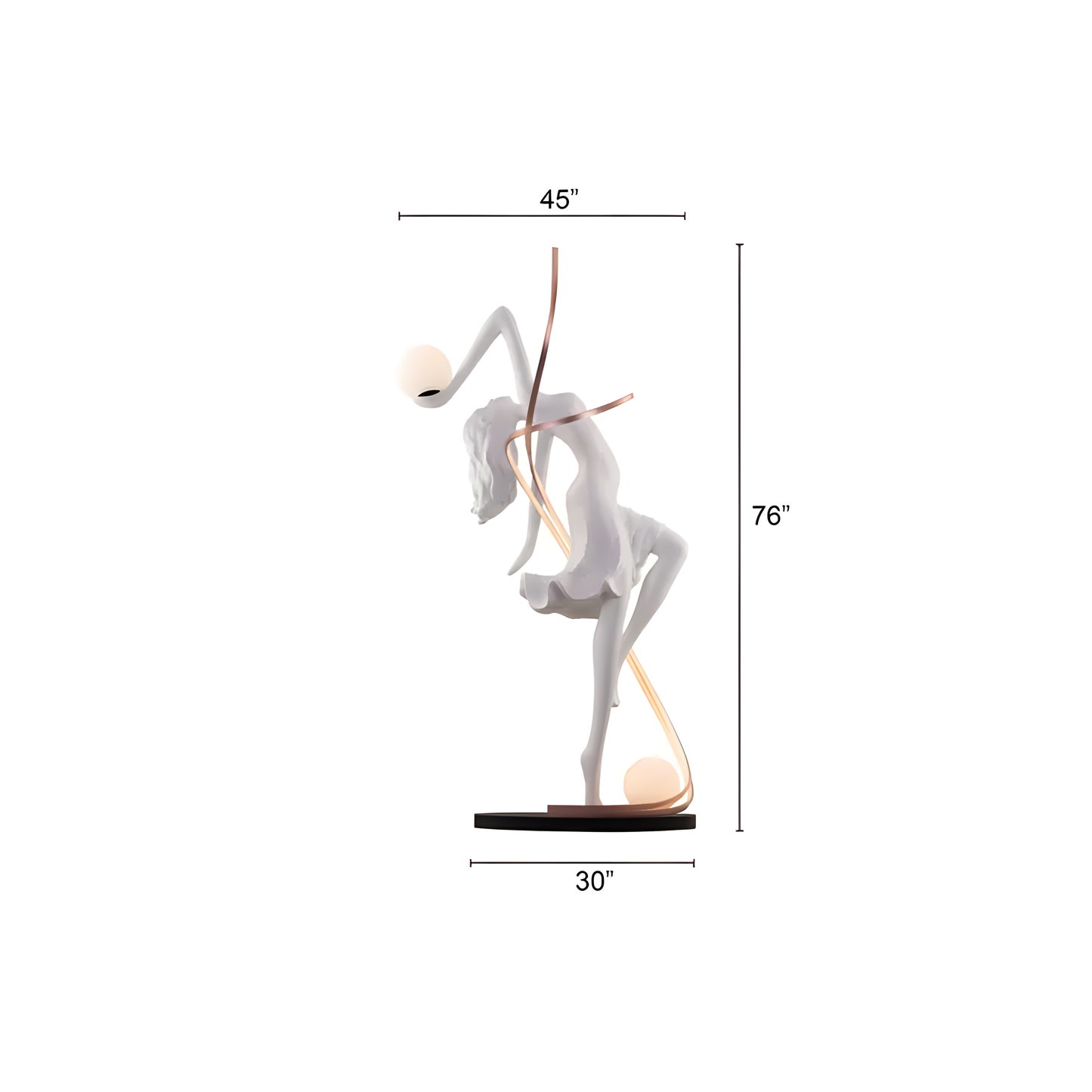 Beauty In Bloom Sculpture Floor Lamp