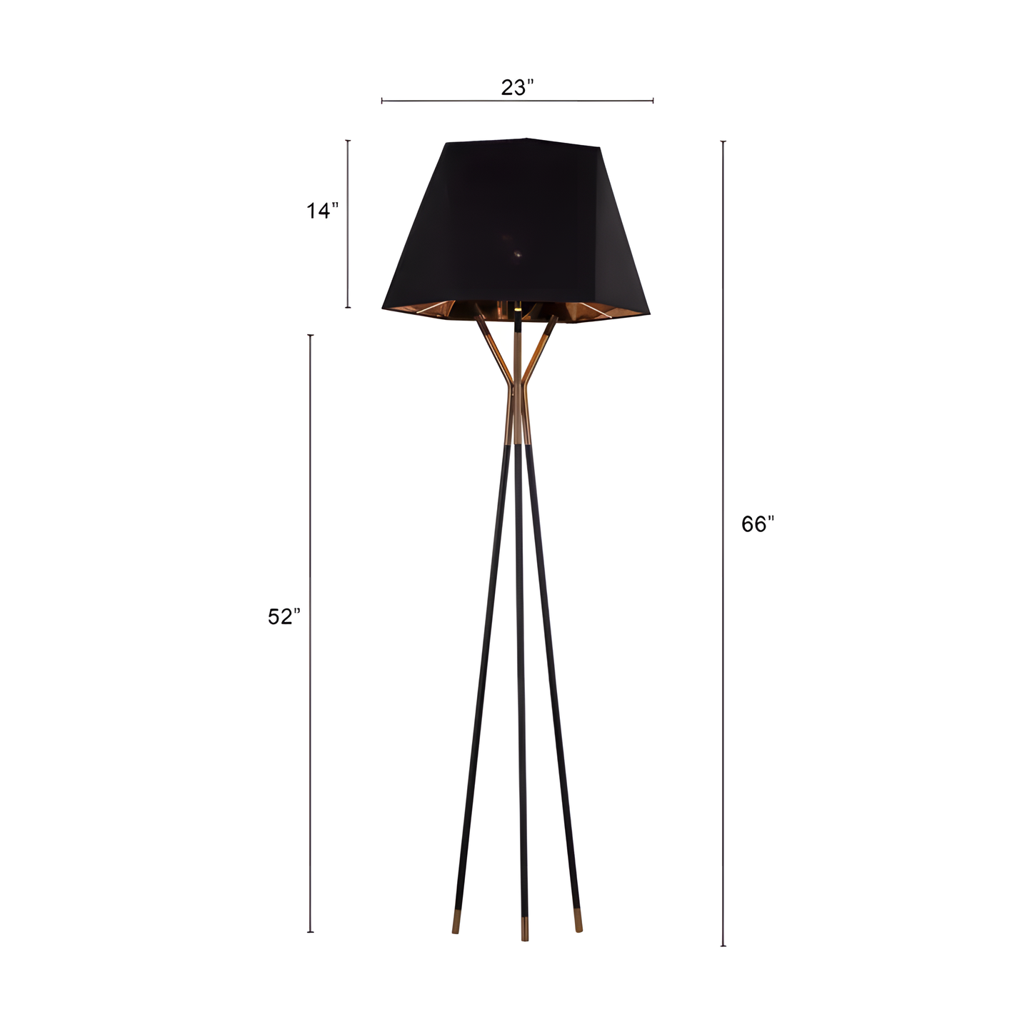 Inspiring and imaginative three-legged floor lamp design