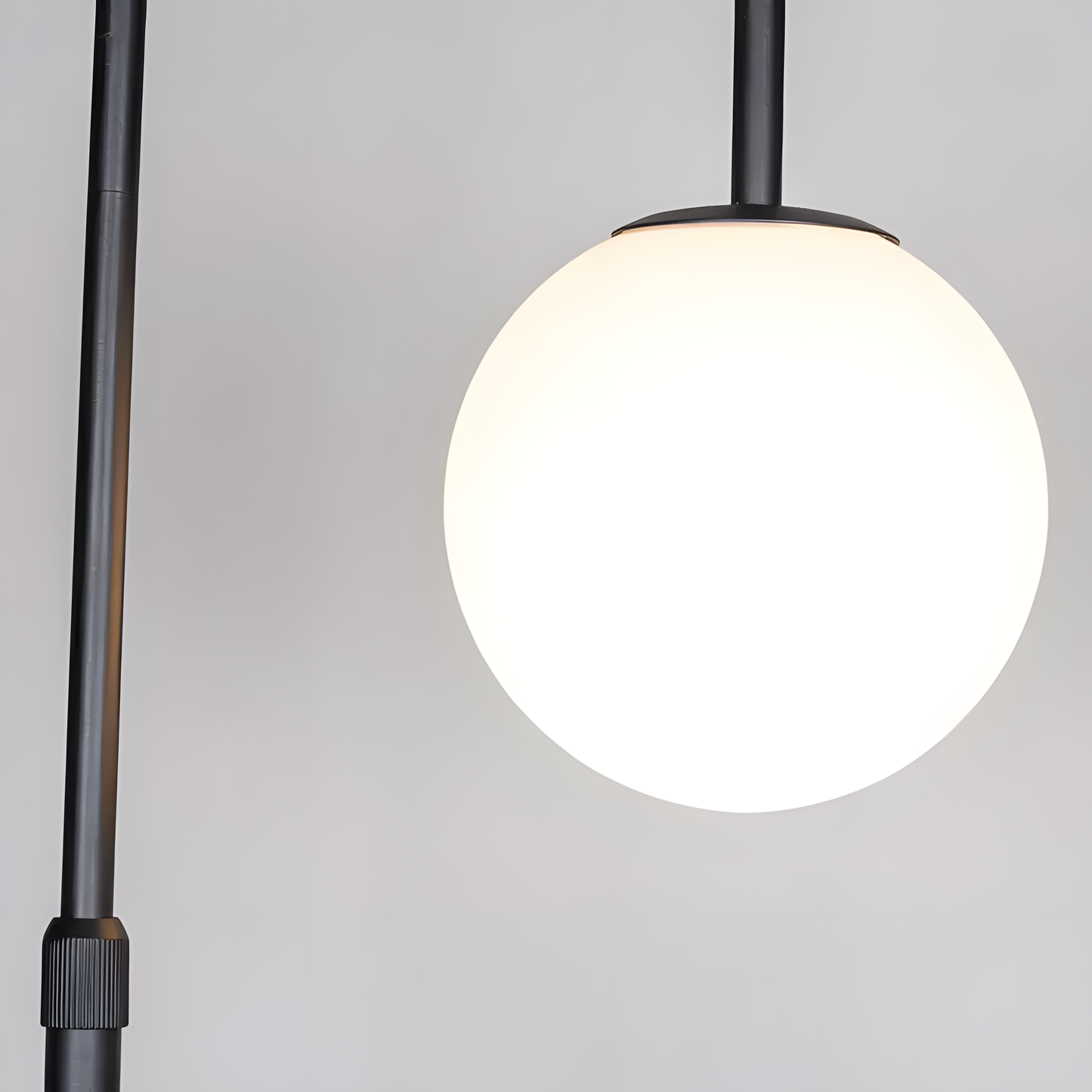 Ambient and calming glow from the Take A Trip (Black) Marble Lamp