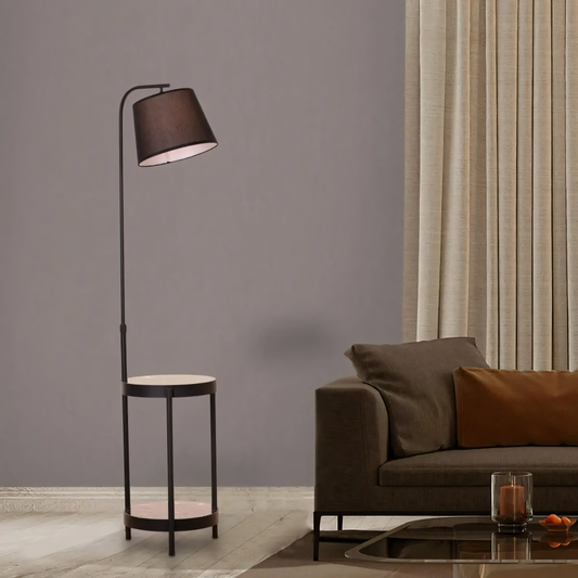 Black Marble Floor Lamp