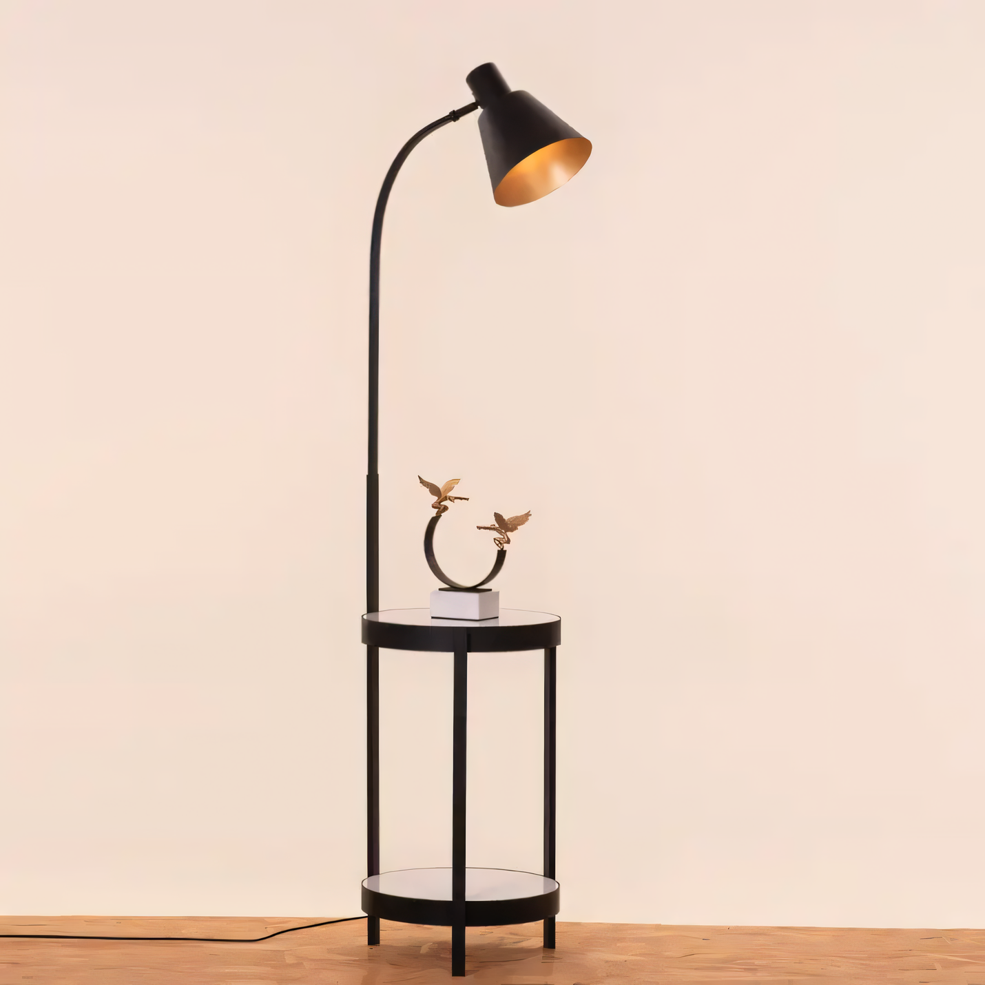 Timeless floor lamp that bridges the gap between form and function