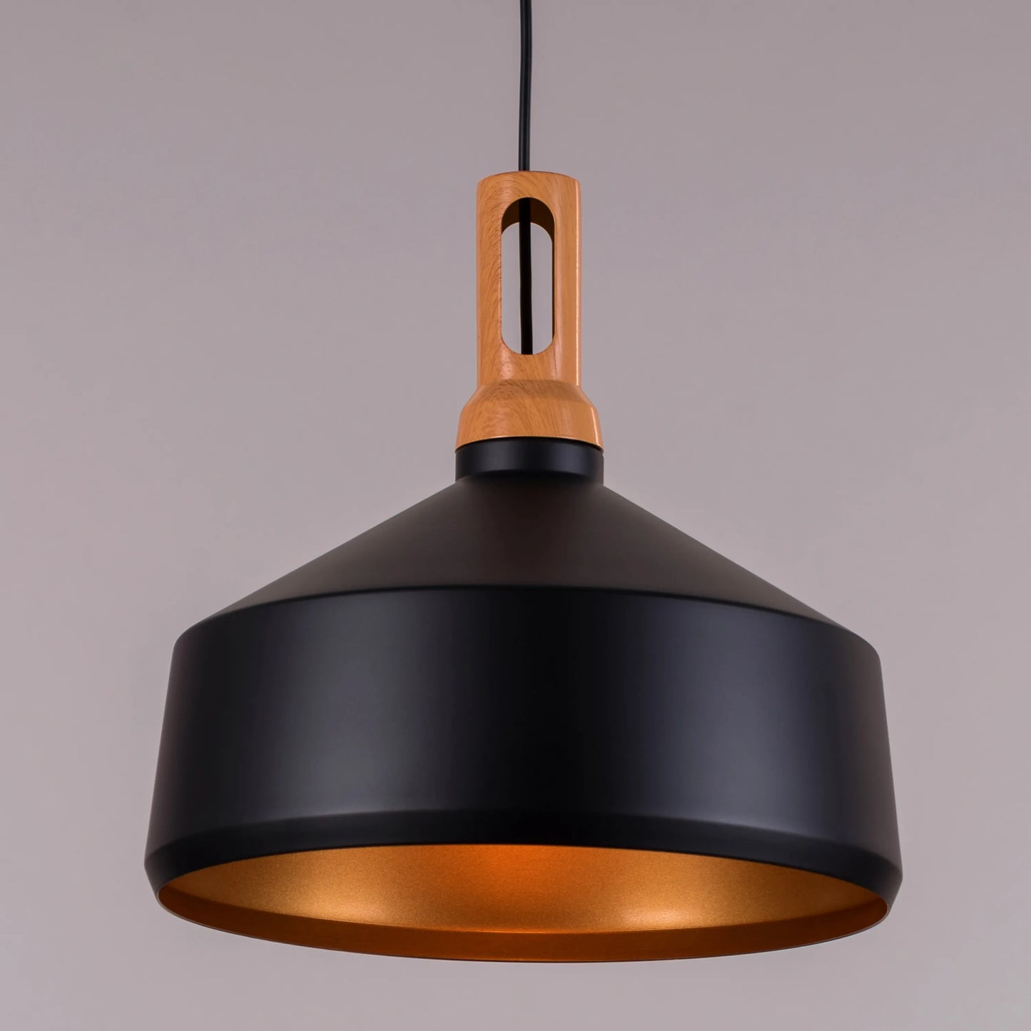 Bowled Over (Black) Pendant Light