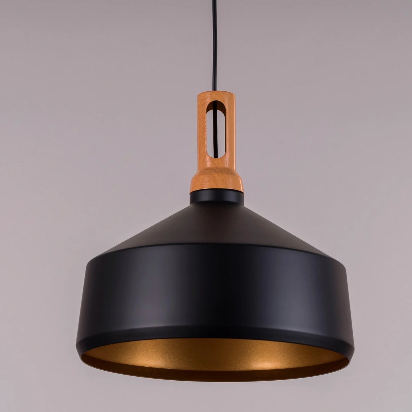 Bowled Over (Black) Pendant Light