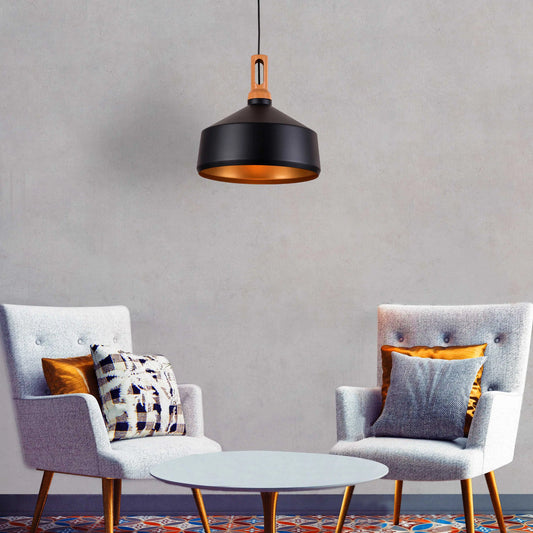 Bowled Over (Black) Pendant Light