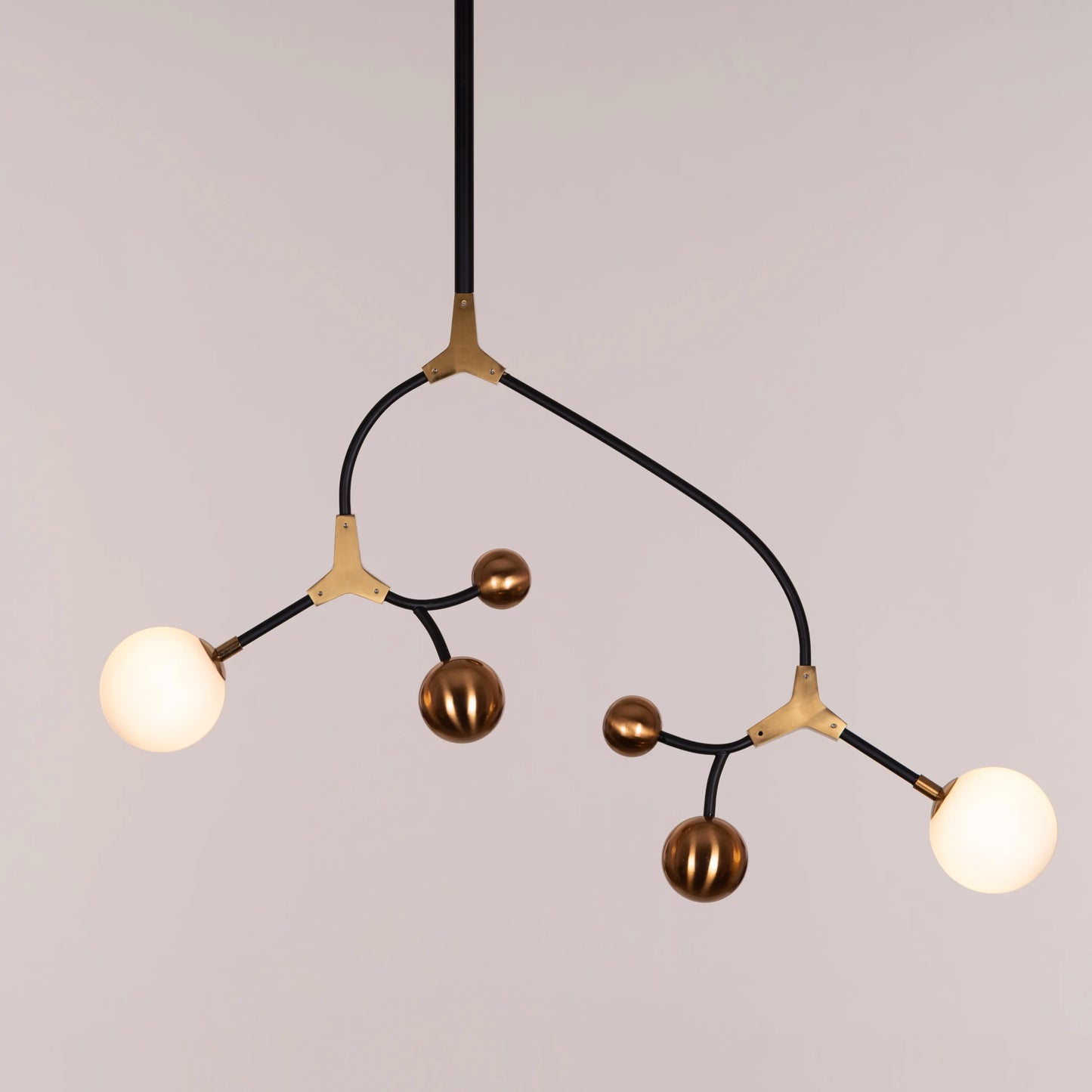 Owe & Awe (Black, Gold) Pendant Light