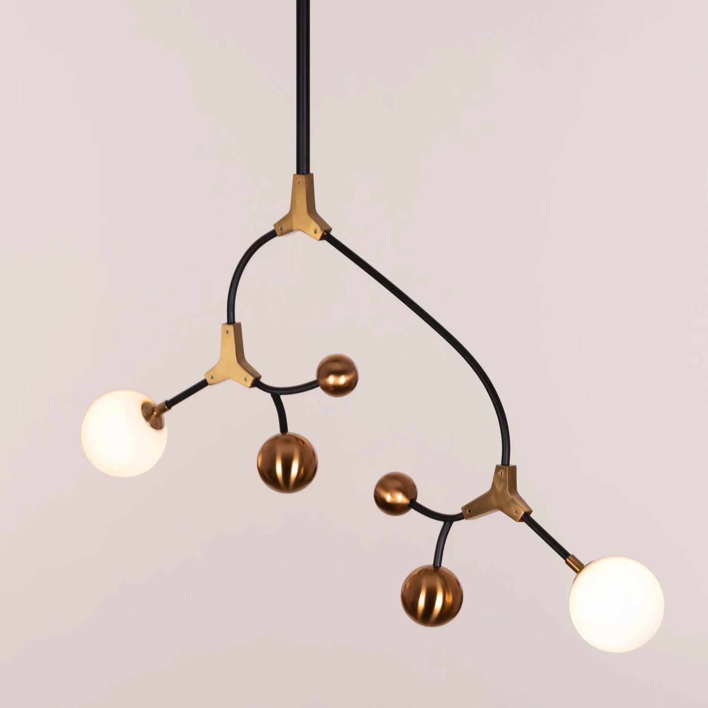 Owe & Awe (Black, Gold) Pendant Light