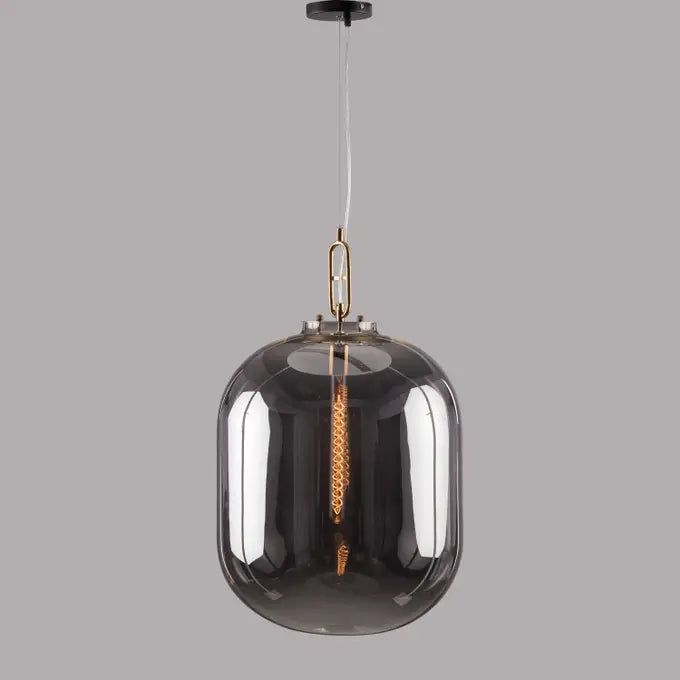 Black Smokey Vintage Pendant Light 460MM