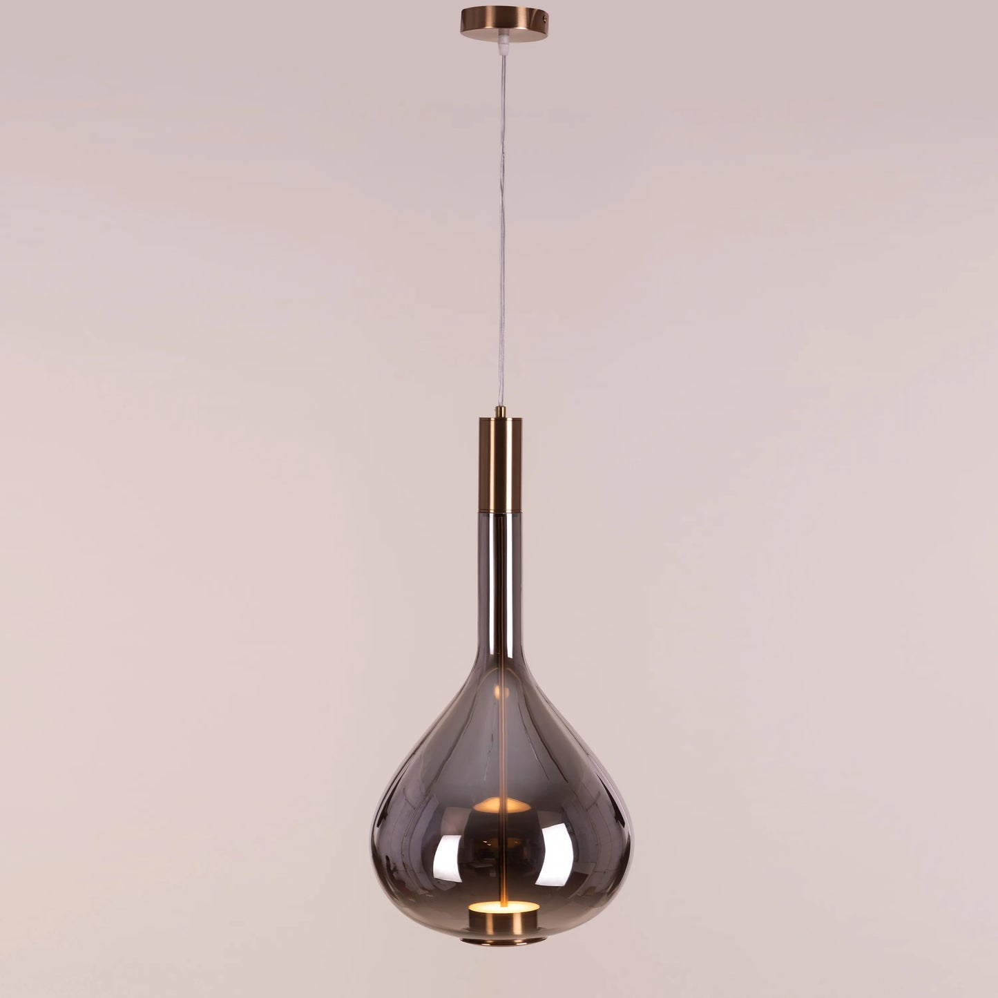 You Own It (Smokey Grey, Built-In LED) Glass Pendant Light