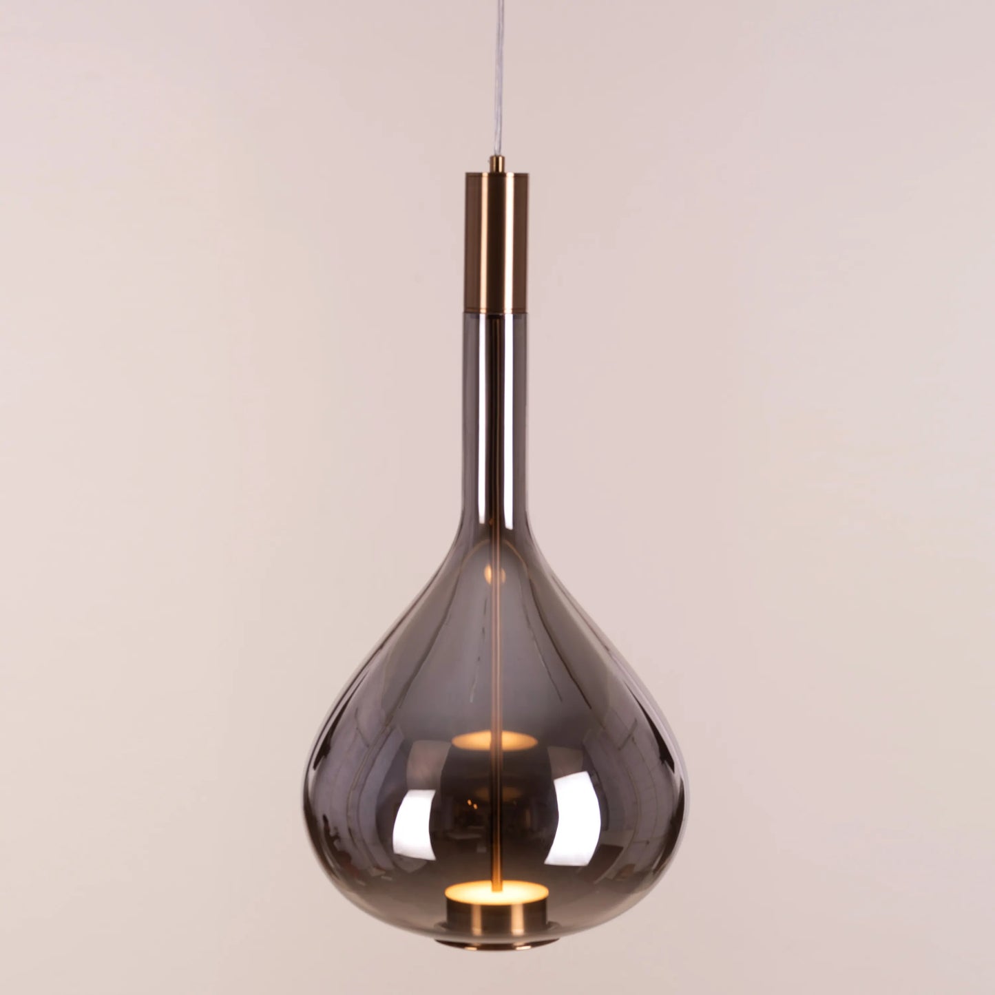 You Own It (Smokey Grey, Built-In LED) Glass Pendant Light