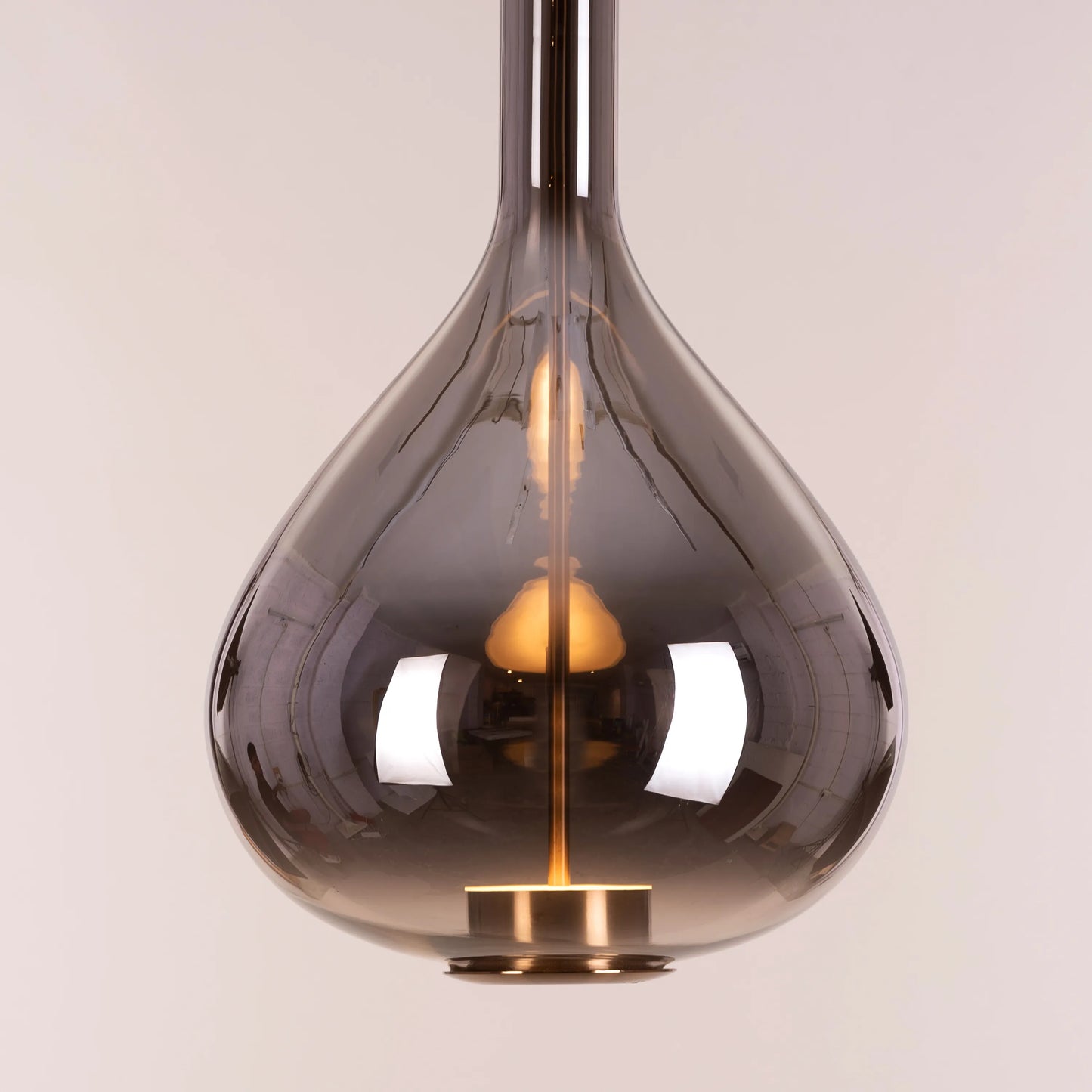 You Own It (Smokey Grey, Built-In LED) Glass Pendant Light