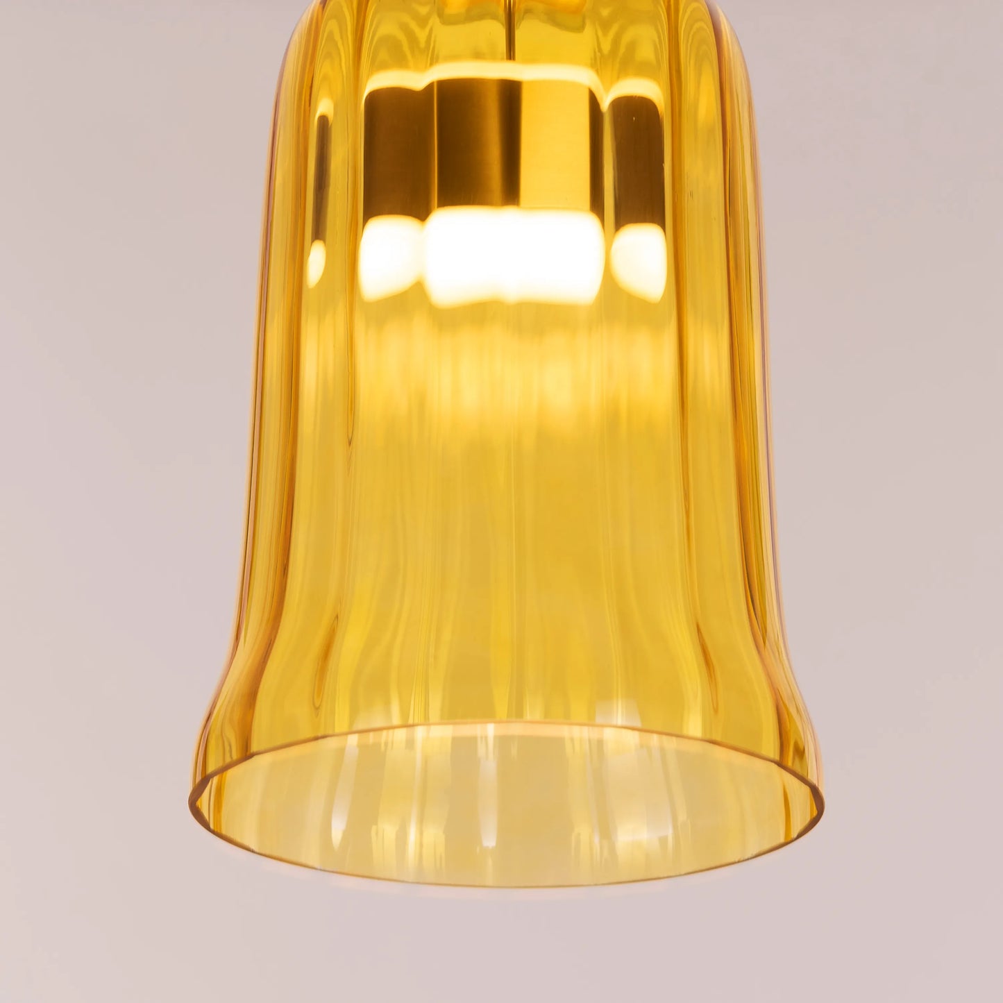 Tropical Treat (Gold, Built-In LED) Glass Pendant Light