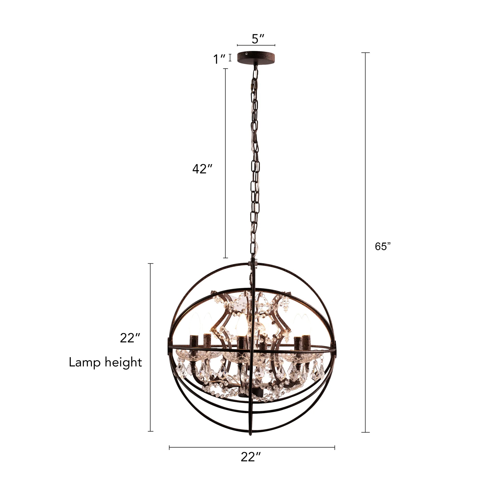 Moonlight Rendezvous Crystal Chandelier with intricate design