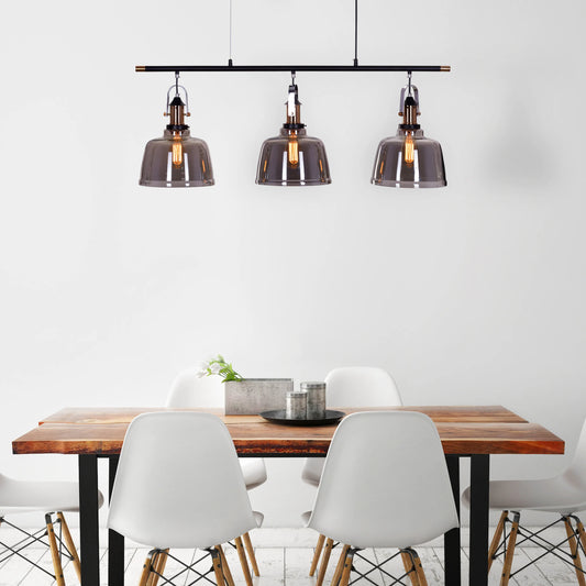 Royal Tea Pendant Light in smokey grey finish