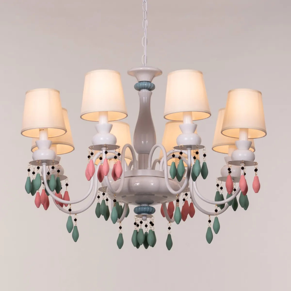 Faraway Tree (Large, White) Ceramic Chandelier