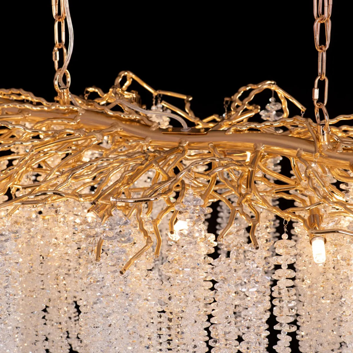 Up With The Fairies Tree Branch Crystal Chandelier